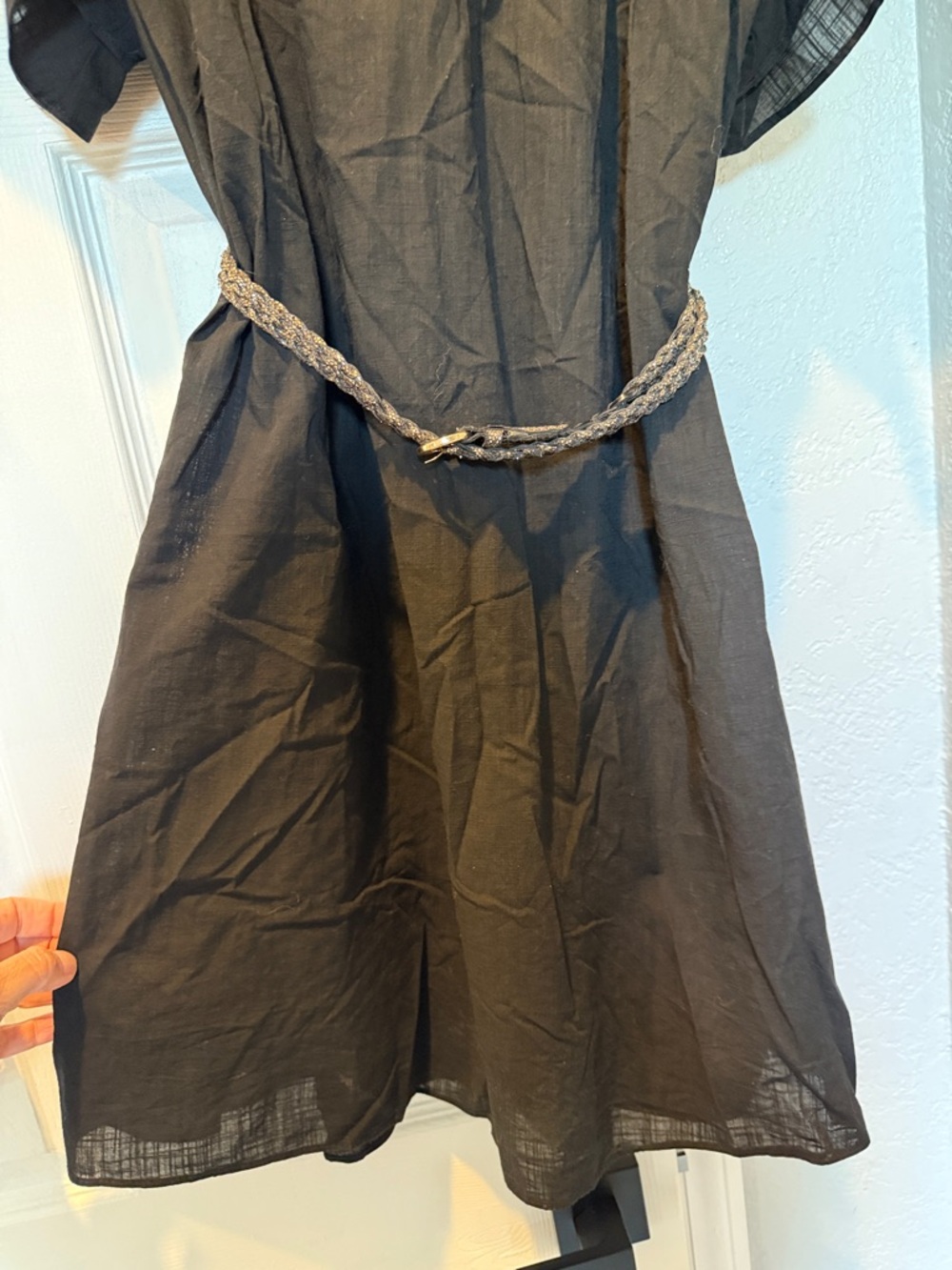 H&M Bundle of Black & White Eyelet Ruffle Sleeve Mini Dresses - Picture 7 of 16